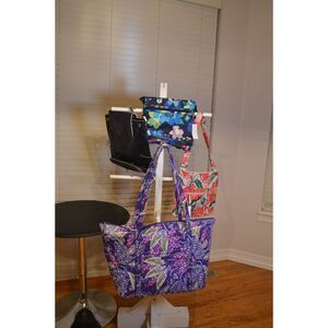 Vera Bradley Lot of 4 Bags – Floral & Solid Styles